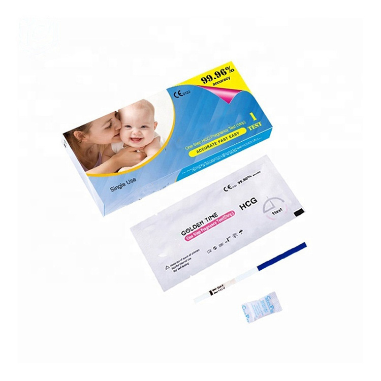 99,9 % korkean tarkkuuden Mamma Perfect Hcg -raskaustesti Rapid Strip