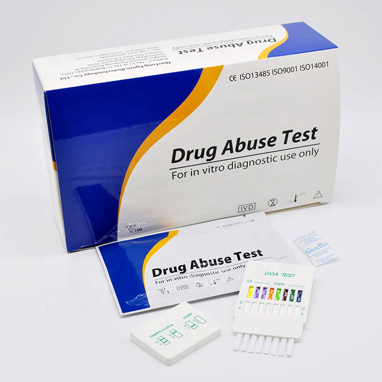 Hyväksytty Doa 8 in 1 Multi Panel Drug Of Abuse -testi