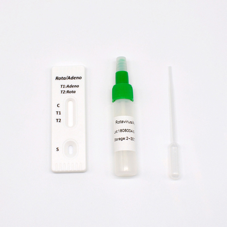 Rotavirus Adenovirus (ulosteet) Combo Rapid Test Kit